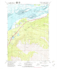 Anchorage B-7 NE 1979 topographic map thumbnail