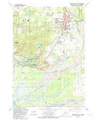 Anchorage C-6 SW 1992 topographic map thumbnail