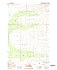 Anchorage D-7 SW 1983 topographic map thumbnail