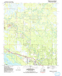 Fairbanks D-1 SW 1992 topographic map thumbnail