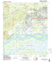 Fairbanks D-3 SW 1992 topographic map thumbnail