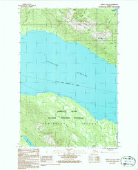 Juneau A-2 NE 1986 topographic map thumbnail