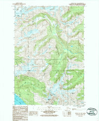 Juneau B-1 SW 1986 topographic map thumbnail