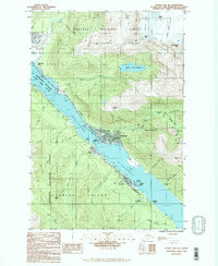 Juneau B-2 SE 1986 topographic map thumbnail