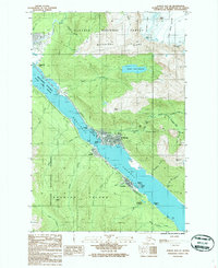 Juneau B-2 SE 1986 topographic map thumbnail