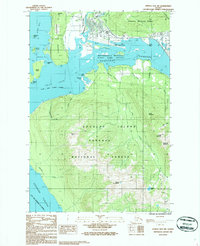 Juneau B-2 SW 1986 topographic map thumbnail