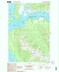 Juneau B-2 SW 1986 topographic map thumbnail
