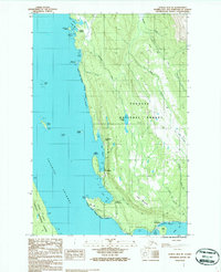 Juneau B-3 NE 1986 topographic map thumbnail