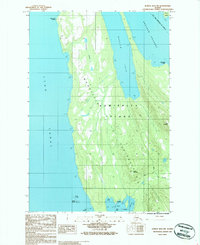 Juneau B-3 SW 1986 topographic map thumbnail