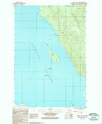 Juneau C-3 SW 1986 topographic map thumbnail