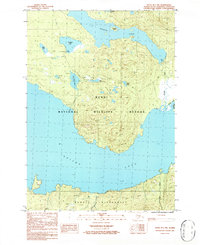 Kenai B-1 NW 1986 topographic map thumbnail