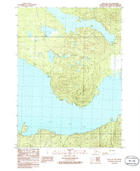 Kenai B-1 NW 1986 topographic map thumbnail