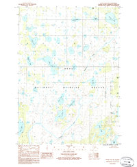Kenai D-2 SW 1986 topographic map thumbnail