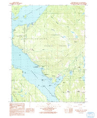 Ketchikan B-6 NE 1991 topographic map thumbnail