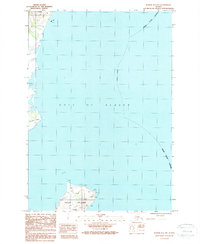 Kodiak B-1 NW 1987 topographic map preview