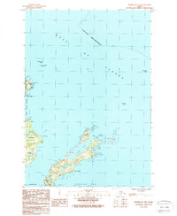 Kodiak D-1 SW 1987 topographic map preview