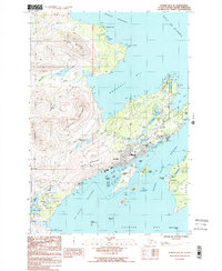 Kodiak D-2 SE 1987 topographic map preview