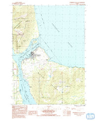 Petersburg D-3 SW 1992 topographic map thumbnail