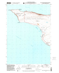 Saint George Island West topographic map thumbnail