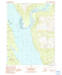 Skagway A-1 NW 1991 topographic map thumbnail