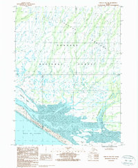 Yakutat B-4 NW 1987 topographic map preview
