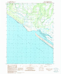Yakutat B-5 NE 1987 topographic map thumbnail