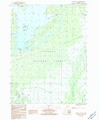 Yakutat C-5 SE 1987 topographic map preview