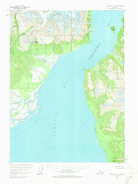 Yakutat D-5 1959 topographic map thumbnail