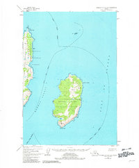 Afognak A-0 and B-0 1952 topographic map thumbnail
