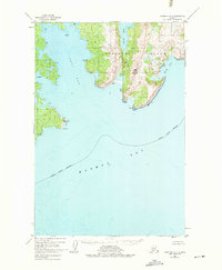 Afognak A-1 1952 topographic map thumbnail