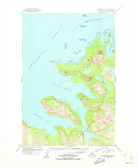 Afognak B-3 1954 topographic map thumbnail