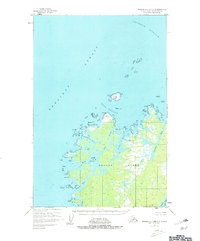 Afognak C-2 and C-3 1952 topographic map thumbnail