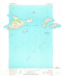 Afognak D-1 topographic map thumbnail