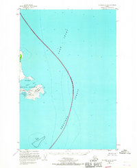 Afognak D-4 1951 topographic map thumbnail