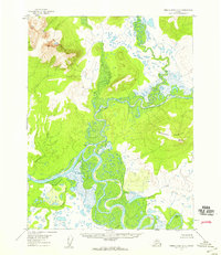 Ambler River A-4 1955 topographic map thumbnail