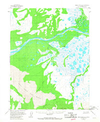 Ambler River A-6 1955 topographic map thumbnail