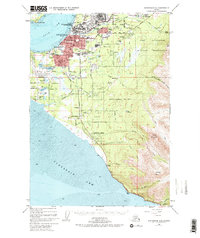 Anchorage A-8 1952 topographic map thumbnail