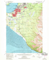 Anchorage A-8 1952 topographic map thumbnail