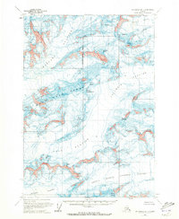 Anchorage B-1 1960 topographic map thumbnail