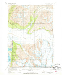 Anchorage B-4 1960 topographic map thumbnail