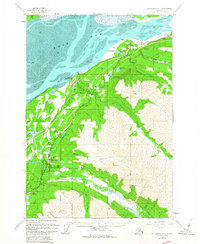Anchorage B-7 1960 topographic map thumbnail