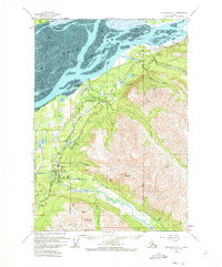 Anchorage B-7 1960 topographic map thumbnail