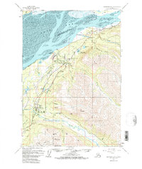 Anchorage B-7 1960 topographic map thumbnail
