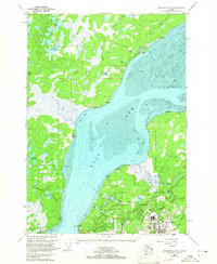 Anchorage B-8 1952 topographic map thumbnail