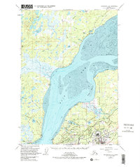 Anchorage B-8 1965 topographic map thumbnail