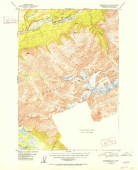 Anchorage C-5 1952 topographic map thumbnail
