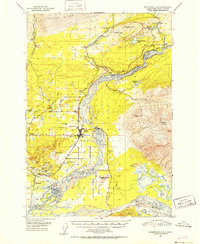 Anchorage C-6 1951 topographic map thumbnail