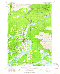 Anchorage C-6 1951 topographic map thumbnail