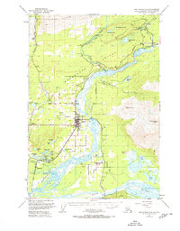 Anchorage C-6 1951 topographic map thumbnail