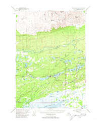 Anchorage C-7 1950 topographic map thumbnail